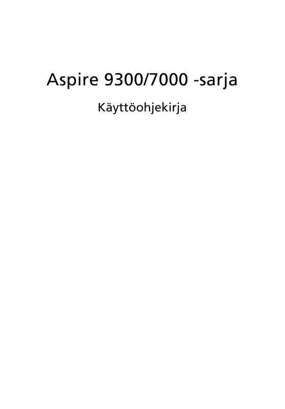 Mode d'emploi ACER ASPIRE 9300