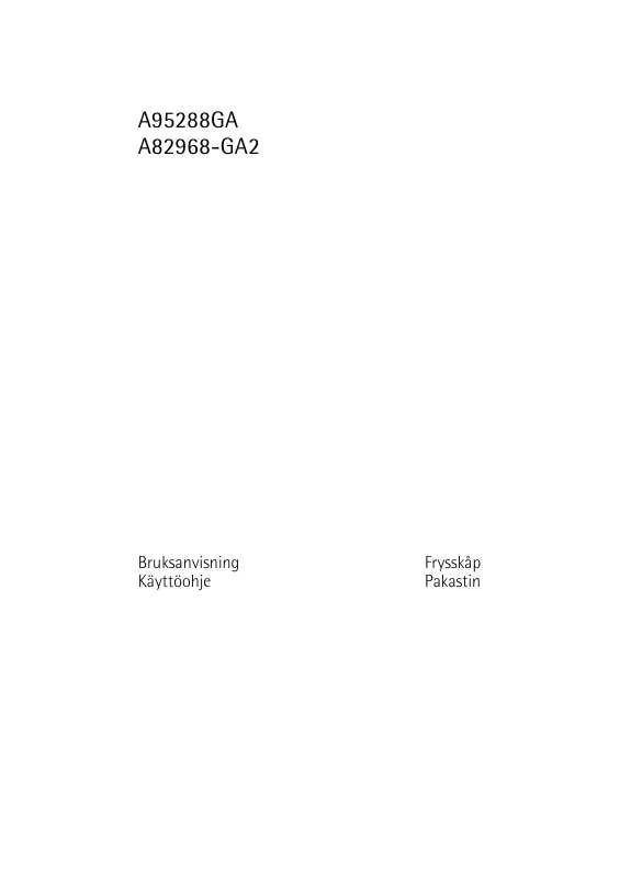 Mode d'emploi AEG-ELECTROLUX A95288GA