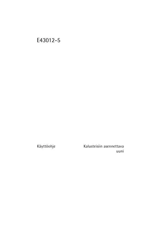 Mode d'emploi AEG-ELECTROLUX E43012-5-D