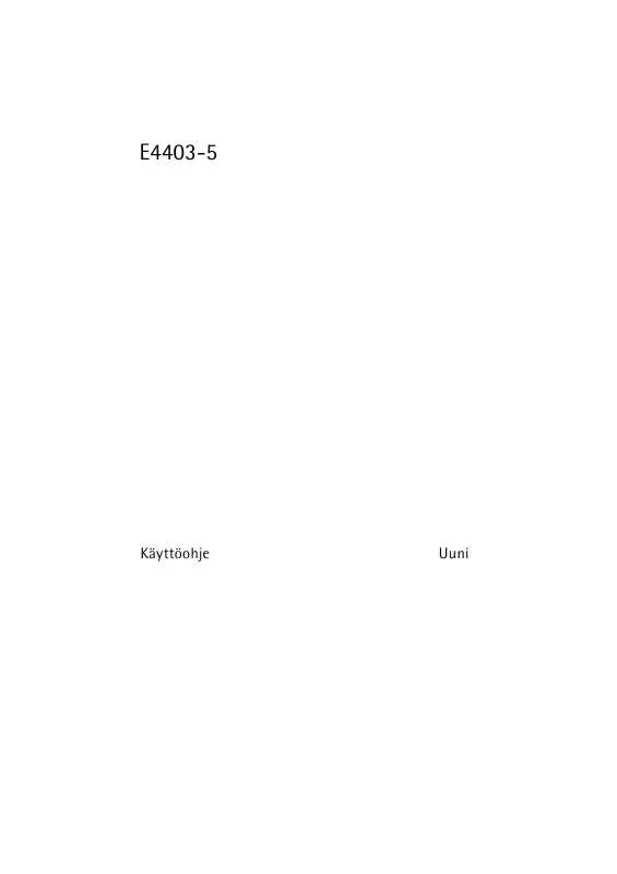 Mode d'emploi AEG-ELECTROLUX E4403-5-A