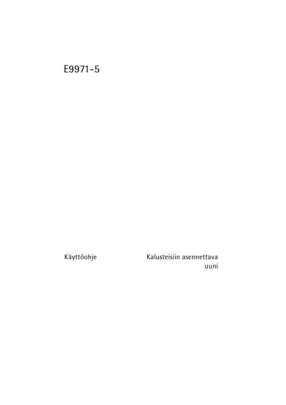 Mode d'emploi AEG-ELECTROLUX E9971-5-M