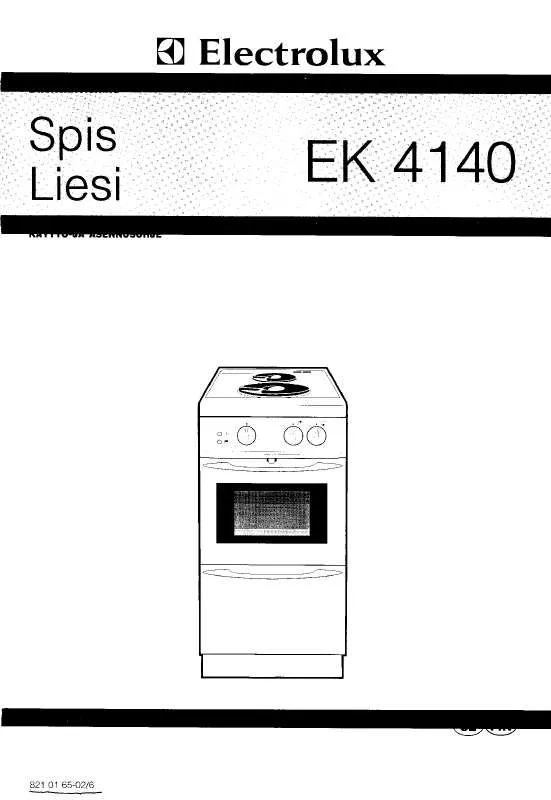 Mode d'emploi AEG-ELECTROLUX EK4140