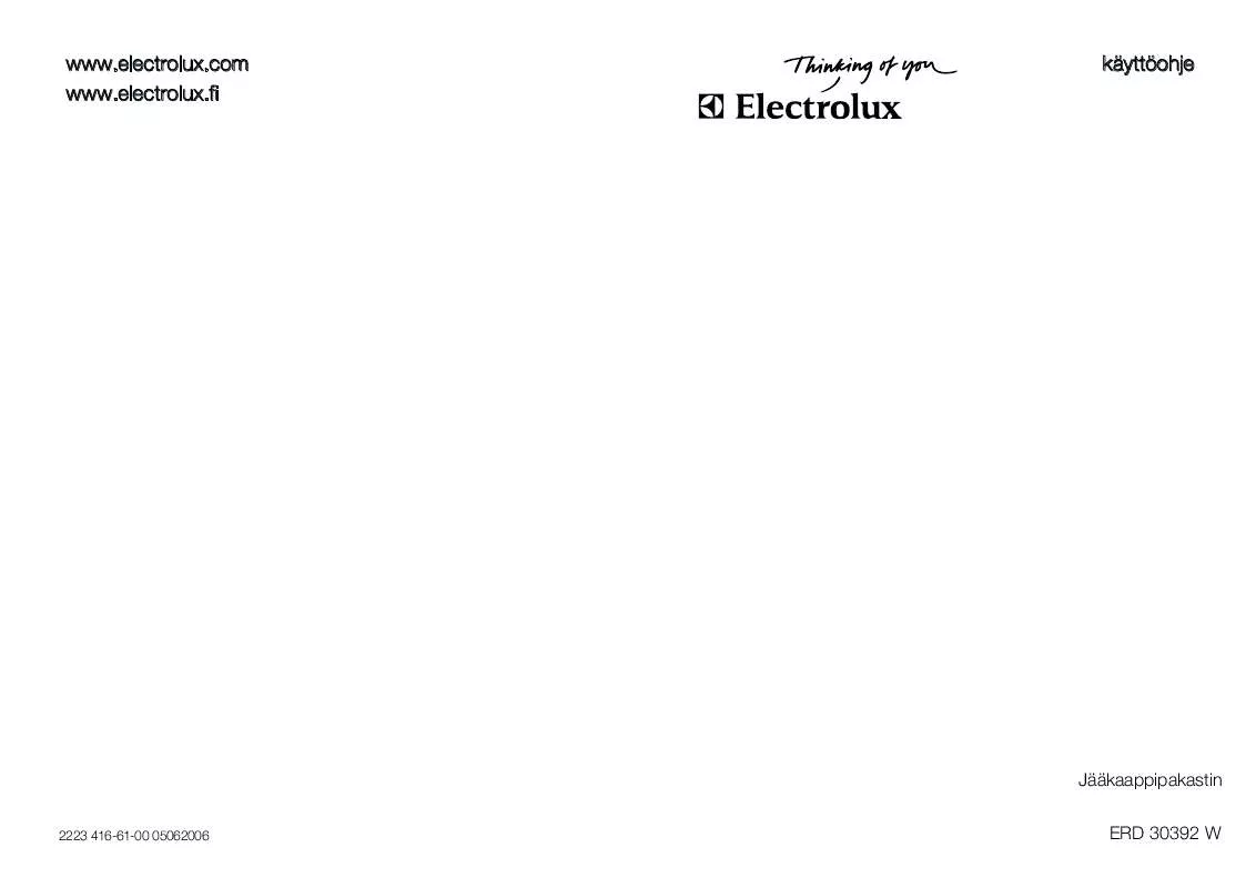 Mode d'emploi AEG-ELECTROLUX ERD30392W
