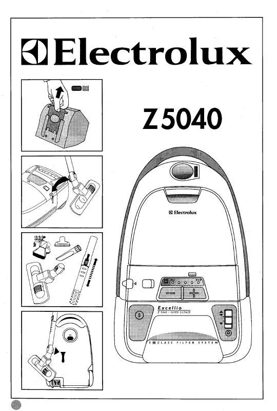 Mode d'emploi AEG-ELECTROLUX Z5040