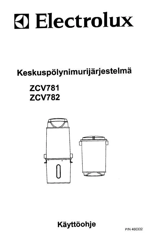Mode d'emploi AEG-ELECTROLUX ZCV781