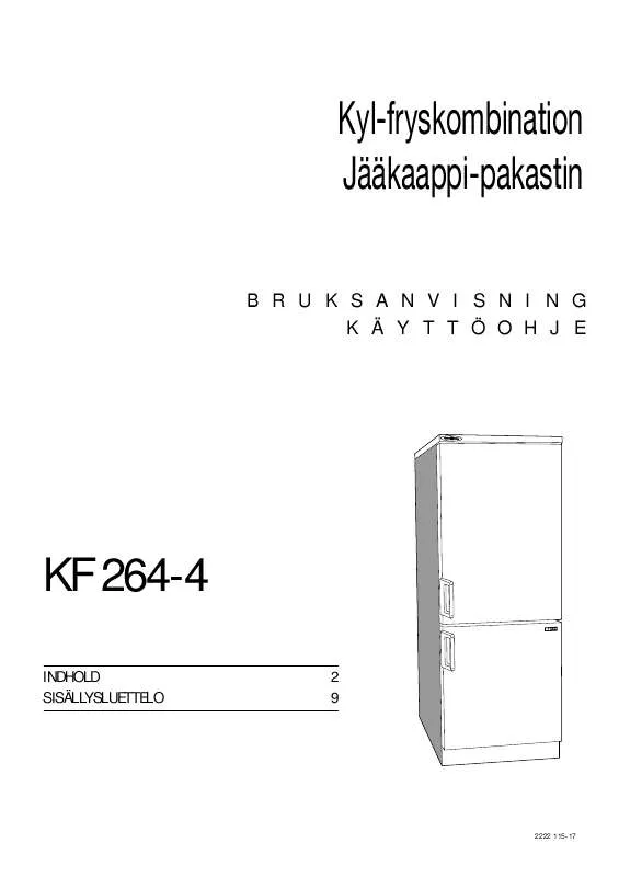 Mode d'emploi ELEKTRA KF264-4