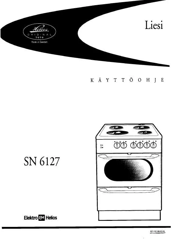 Mode d'emploi ELEKTRO HELIOS SN6127