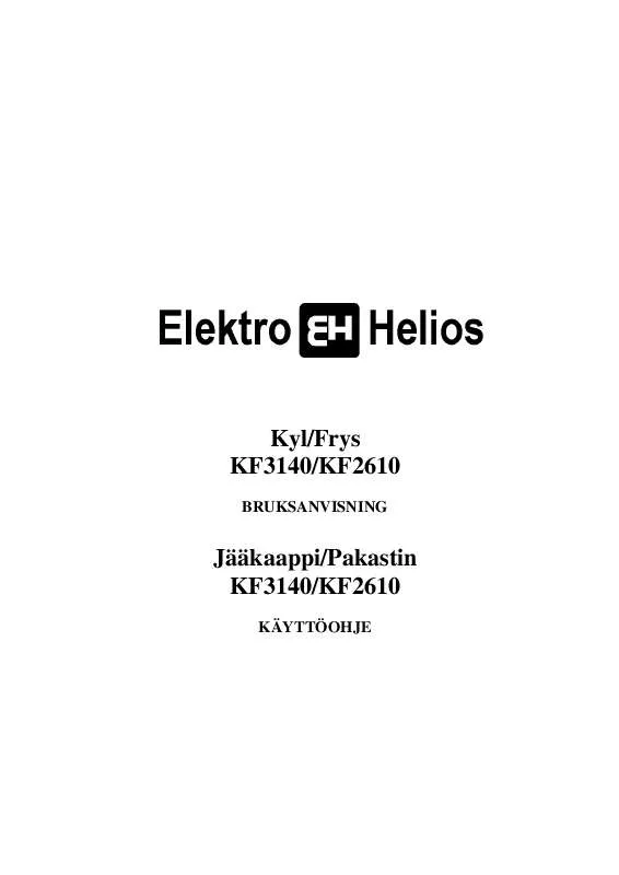 Mode d'emploi ELEKTRO HELIOS ZK19/7RL
