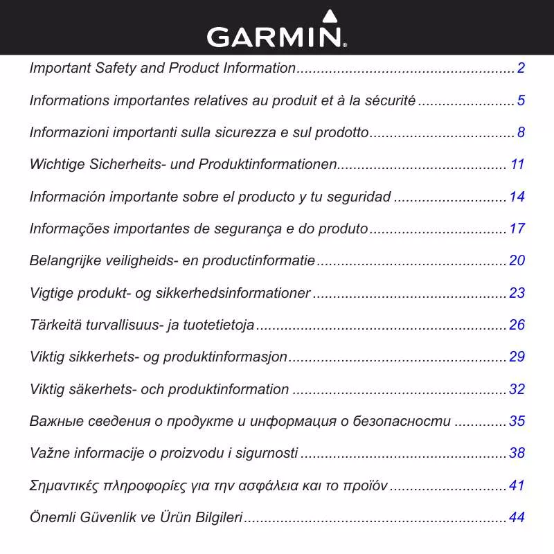 Mode d'emploi GARMIN GPSMAP 720S