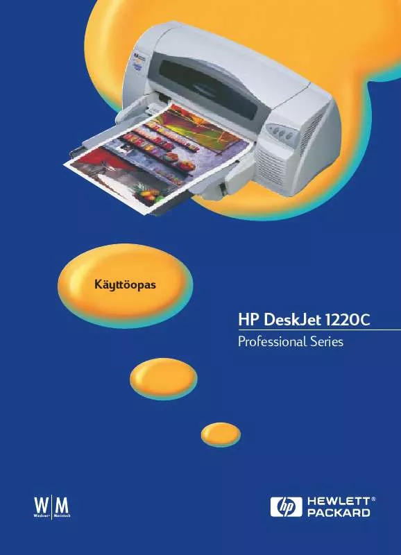 Mode d'emploi HP DESKJET 1220C