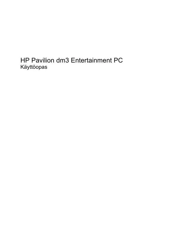 Mode d'emploi HP PAVILION DM3-1010EA