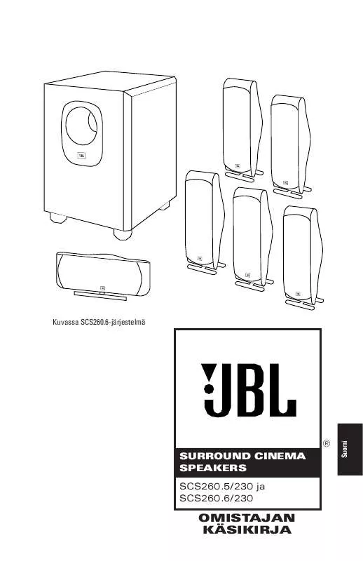Mode d'emploi JBL SCS 260.5 (220-240V)