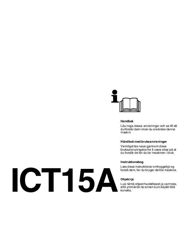 Mode d'emploi JONSERED ICT 15 A