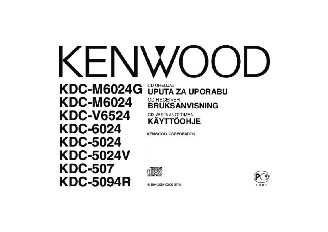 Mode d'emploi KENWOOD KDC-5024
