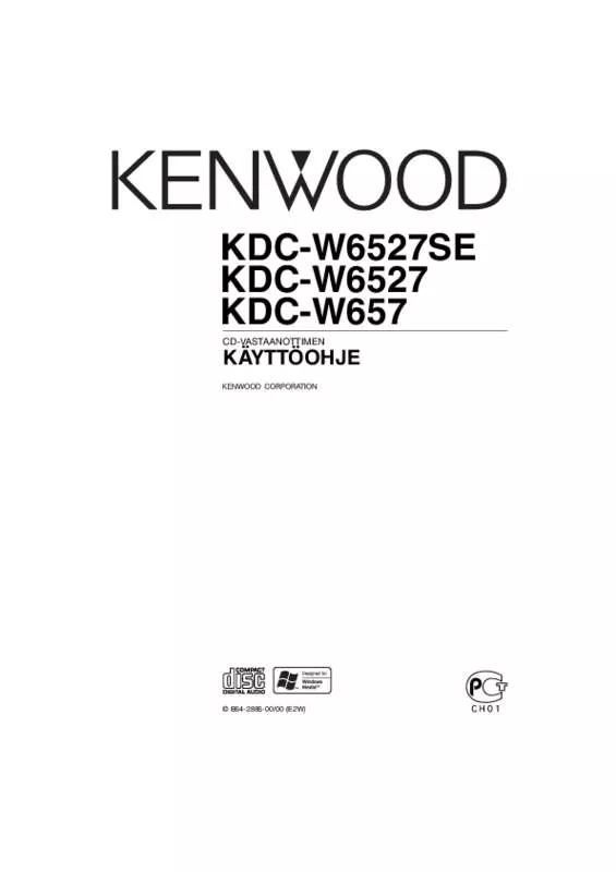 Mode d'emploi KENWOOD KDC-W6527SE
