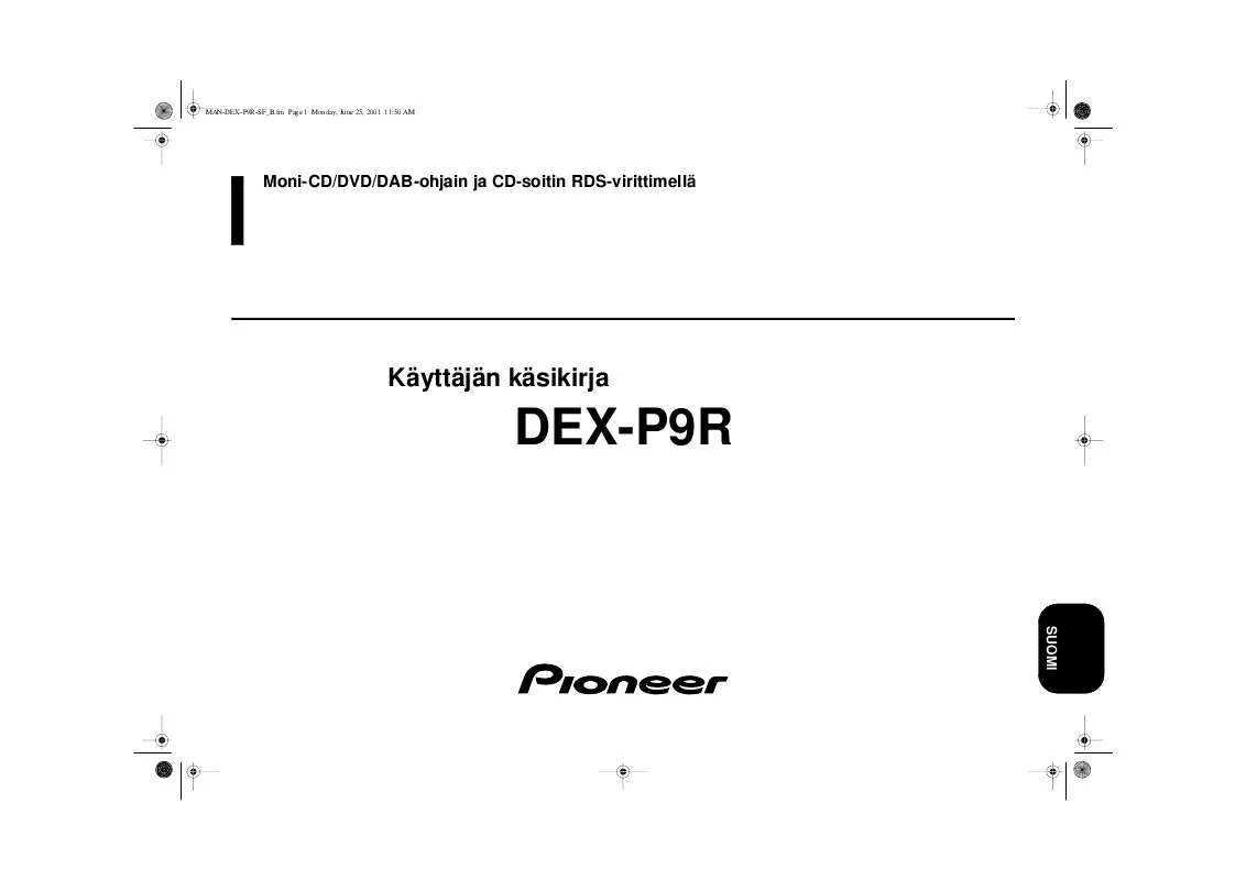 Mode d'emploi PIONEER DEX-P9R