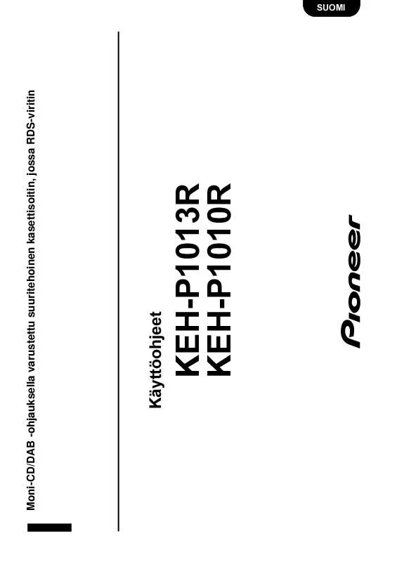 Mode d'emploi PIONEER KEH-P1013R