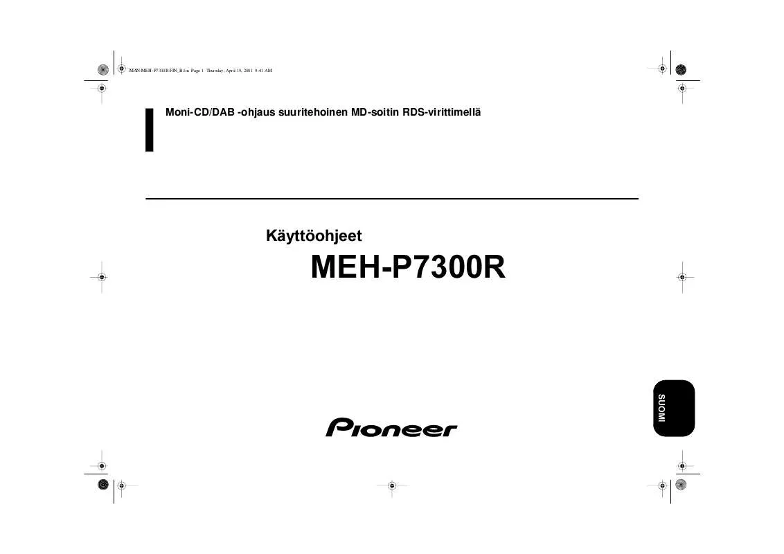 Mode d'emploi PIONEER MEH-P7300R