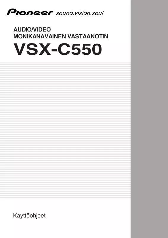 Mode d'emploi PIONEER VSX-C550