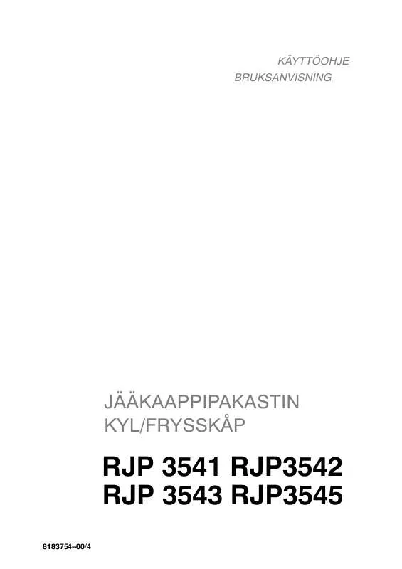 Mode d'emploi ROSENLEW RJP3543