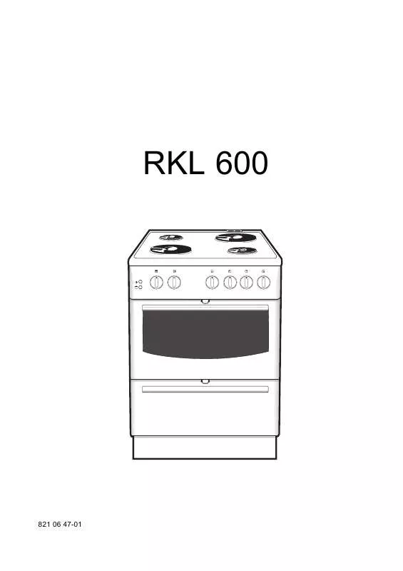 Mode d'emploi ROSENLEW RKL 600