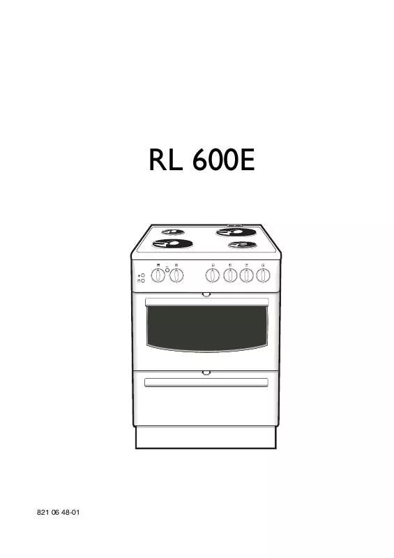 Mode d'emploi ROSENLEW RL 600E