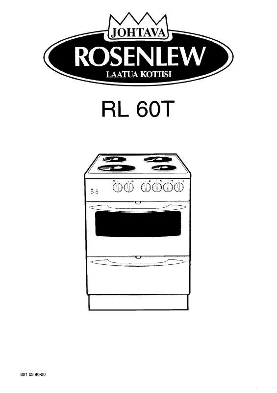 Mode d'emploi ROSENLEW RL60T