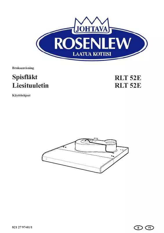Mode d'emploi ROSENLEW RLT52E