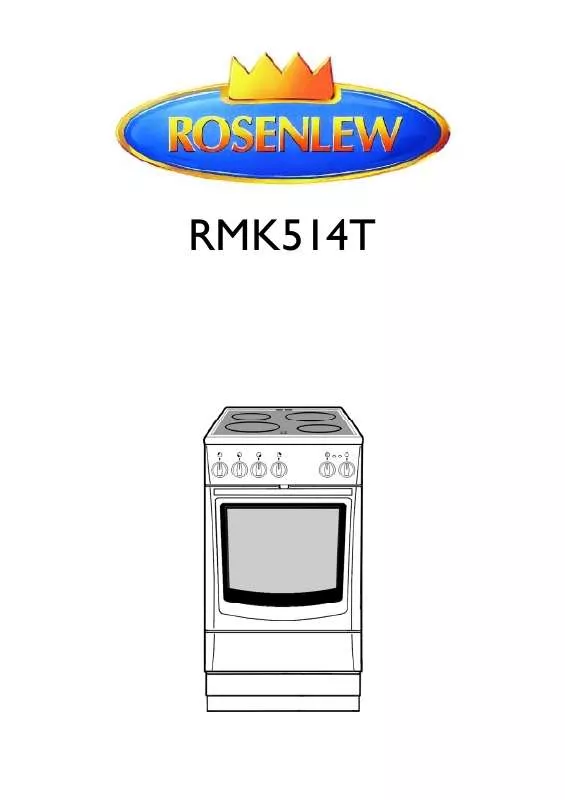 Mode d'emploi ROSENLEW RMK514T