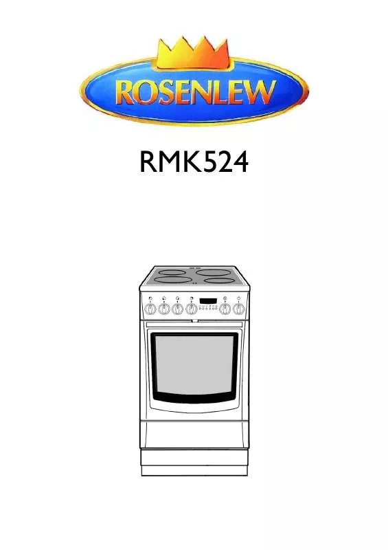 Mode d'emploi ROSENLEW RMK524