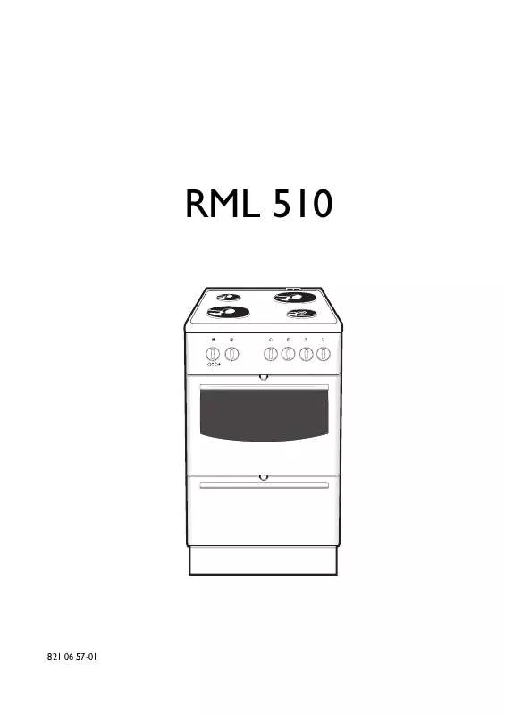 Mode d'emploi ROSENLEW RML 510
