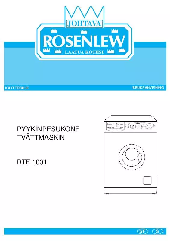 Mode d'emploi ROSENLEW RTF1001