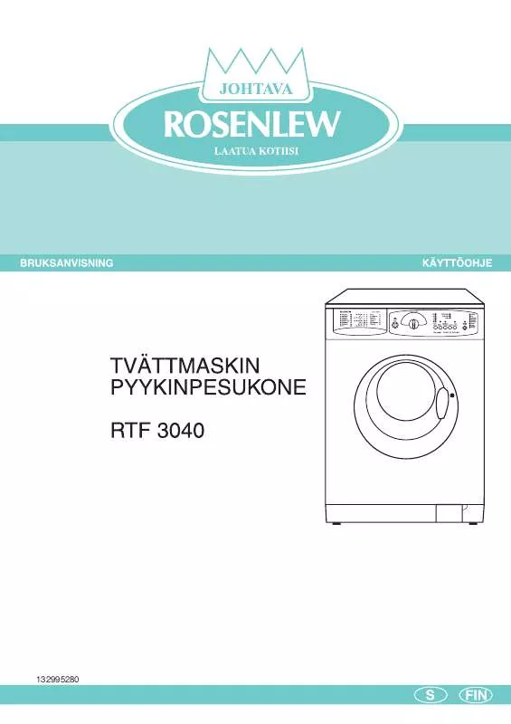 Mode d'emploi ROSENLEW RTF3040