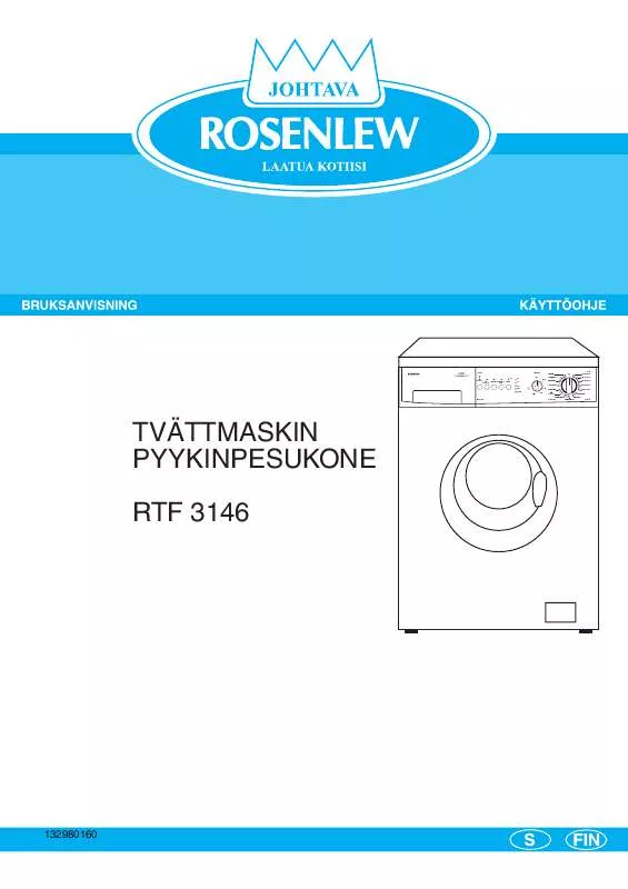 Mode d'emploi ROSENLEW RTF3146