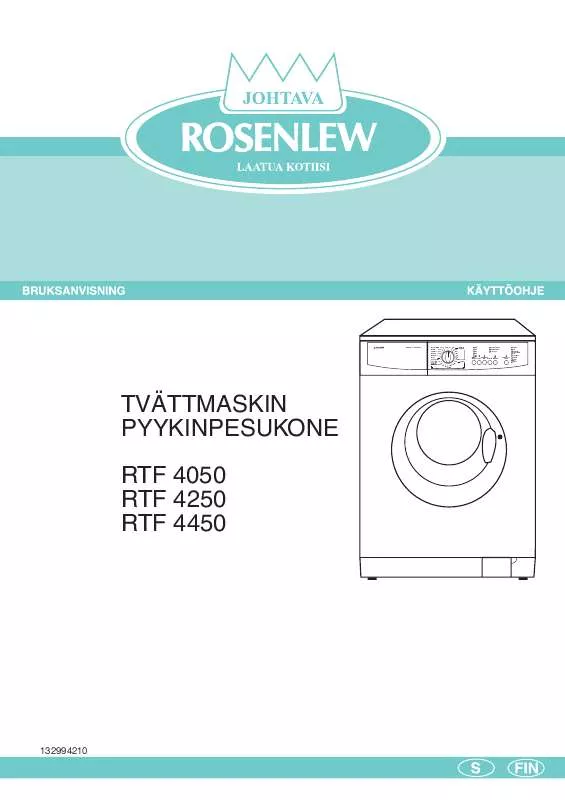 Mode d'emploi ROSENLEW RTF4050