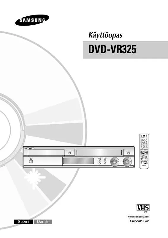 Mode d'emploi SAMSUNG DVD-VR325