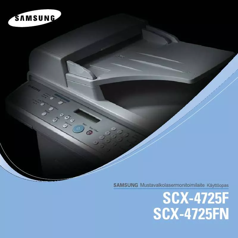 Mode d'emploi SAMSUNG SCX-4725FN