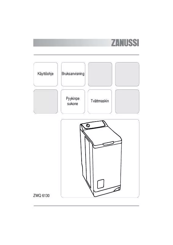 Mode d'emploi ZANUSSI ZWQ6130