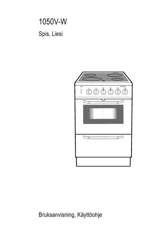 Mode d'emploi AEG-ELECTROLUX 1050V-W