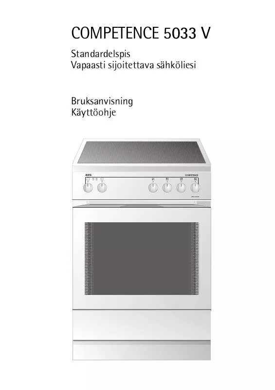 Mode d'emploi AEG-ELECTROLUX 5033V-D