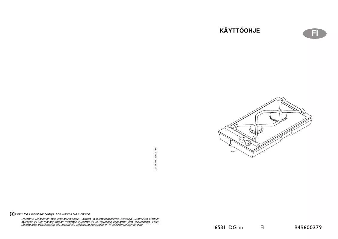 Mode d'emploi AEG-ELECTROLUX 6531DG-M