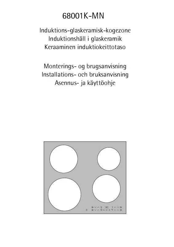 Mode d'emploi AEG-ELECTROLUX 68001K-MN 79F