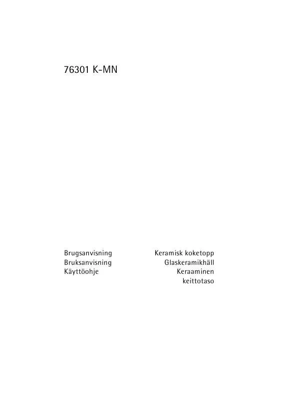 Mode d'emploi AEG-ELECTROLUX 76301K-MN