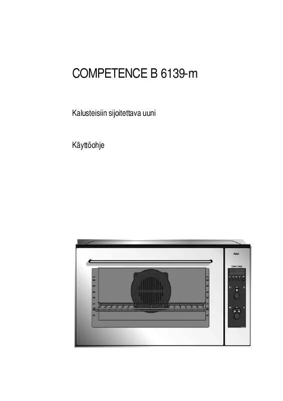 Mode d'emploi AEG-ELECTROLUX B6139-M