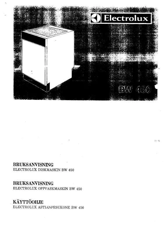 Mode d'emploi AEG-ELECTROLUX BW450