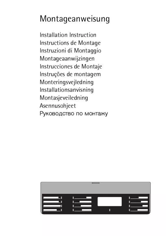 Mode d'emploi AEG-ELECTROLUX CB6100-1-MEURO