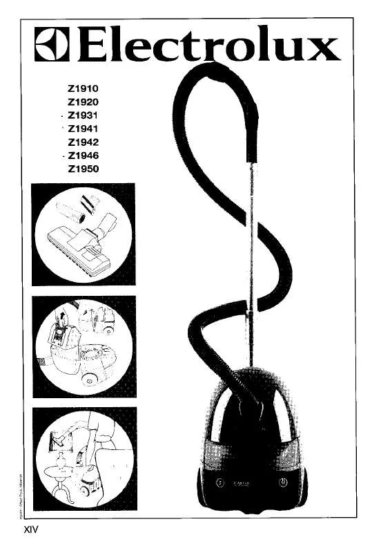 Mode d'emploi AEG-ELECTROLUX CLARIO Z1931