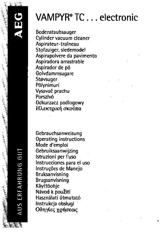 Mode d'emploi AEG-ELECTROLUX CT140.0