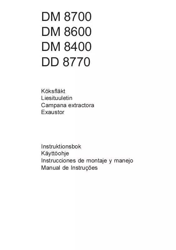 Mode d'emploi AEG-ELECTROLUX DD8770-M