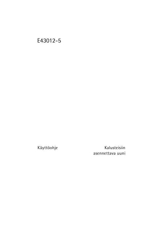 Mode d'emploi AEG-ELECTROLUX E43012-5-W EU(ML)
